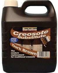 Bartoline Creocote Oil Based Wood Treatment 4L Dark