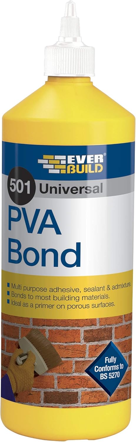 Everbuild 501 Universal PVA Bond – General Purpose Bonding Agent – 500ml