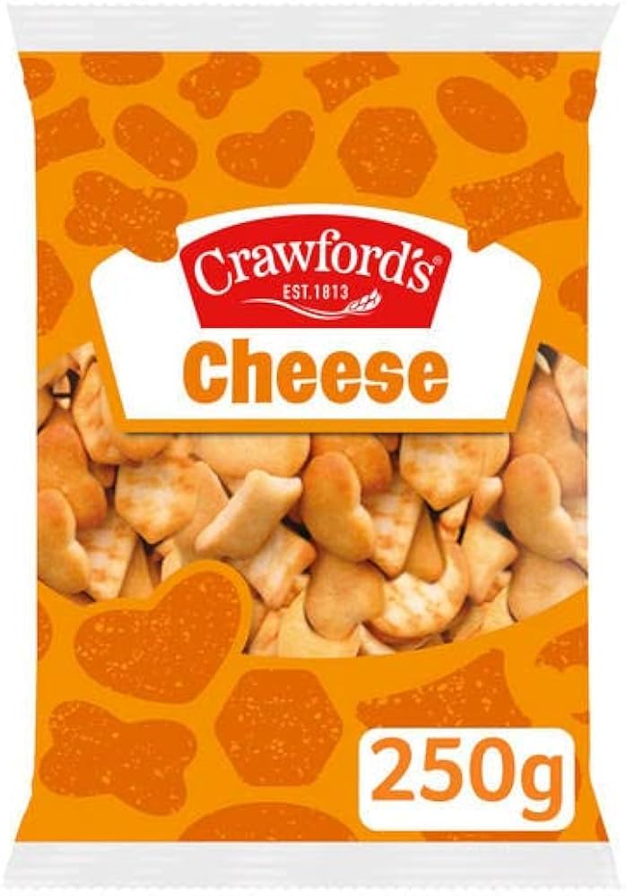 3 Bags of Crawford's Cheese Savouries 250g