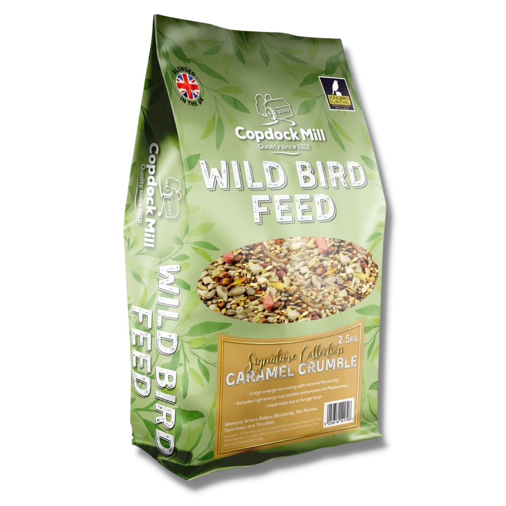 Copdock Mill Caramel Crumble Wild Bird Seed 2.5kg – All Year-Round Bird Food