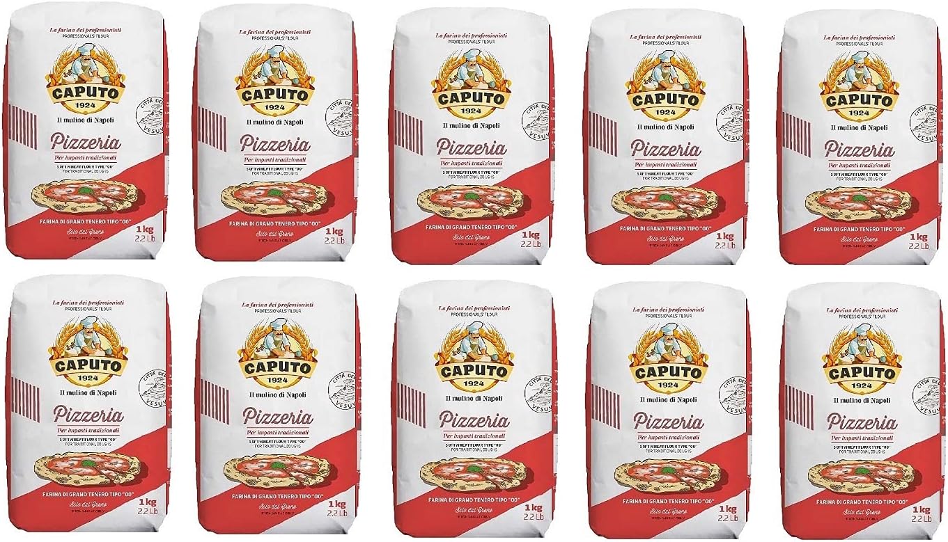 10x Farina Molino Caputo Pizzeria by Pizza Napoli Pizza Flour Pizza Flour 1kg