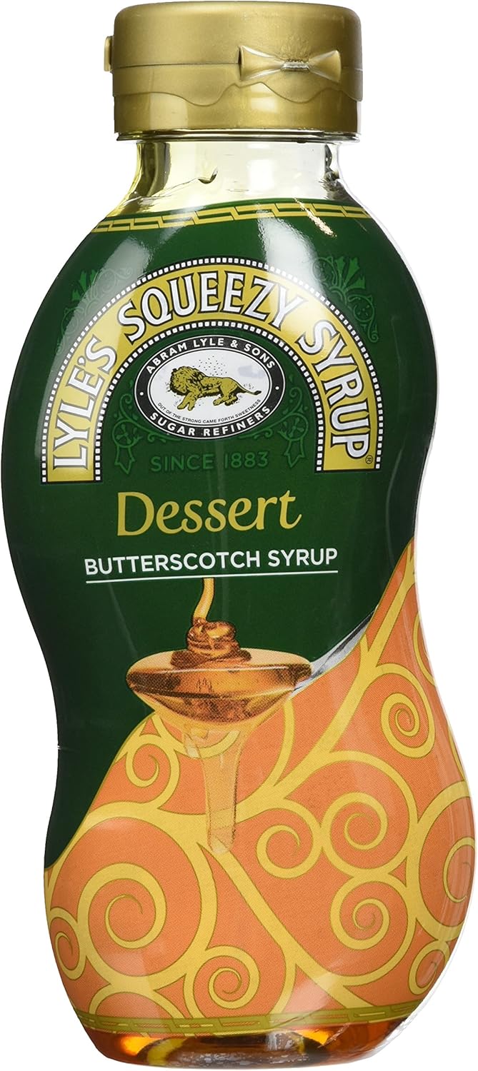 Lyle's Butterscotch Squeezy Syrup 325 g (Pack of 6)