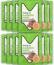 Flava-It Garden Mint Marinade, 35 g, Pack of 12