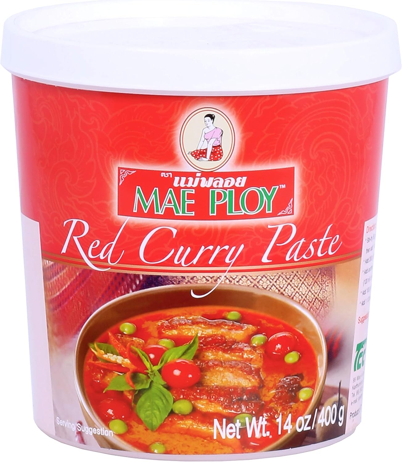 Mae Ploy Red Curry Paste, 400g