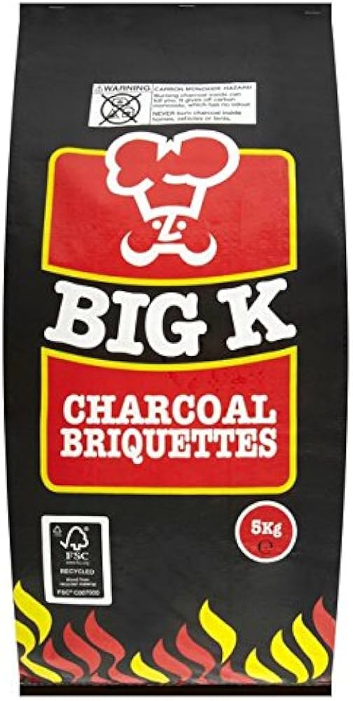 Big K Charcoal Briquettes 5kg
