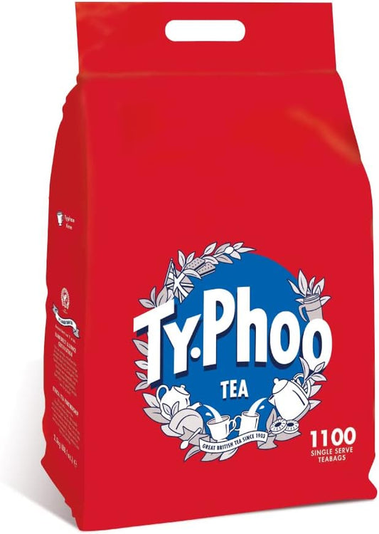 Typhoo Tea - Everyday English Breakfast Round Teabags - 1 x 1100 Pack – Catering and Office Supplies