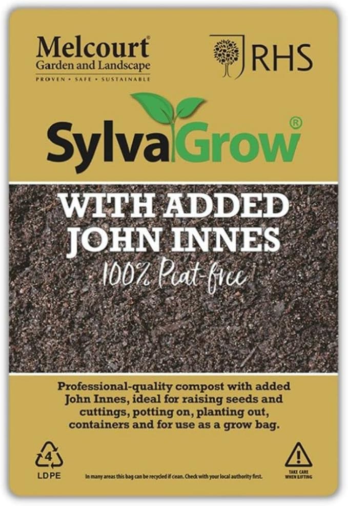 Melcourt Sylvagrow All Purpose Peat Free Compost with Added John Innes 40 Litre