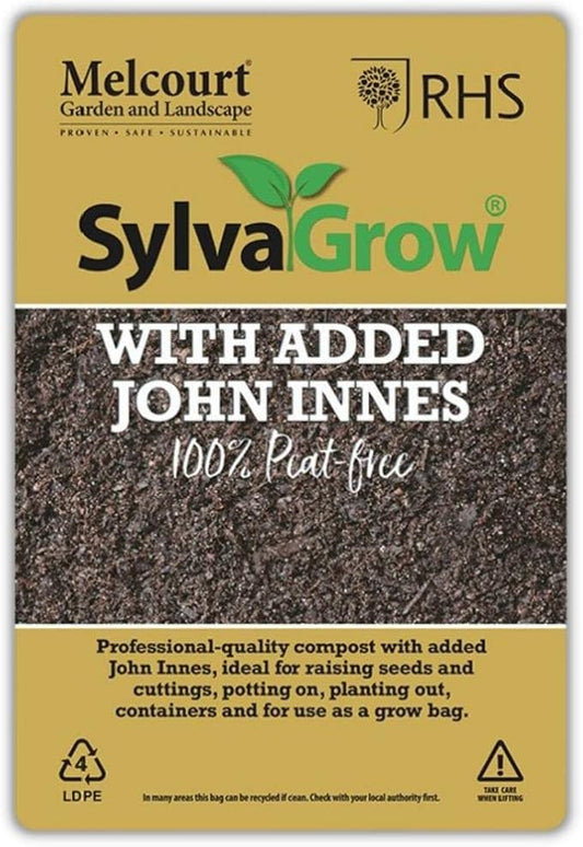 Melcourt Sylvagrow All Purpose Peat Free Compost with Added John Innes 40 Litre