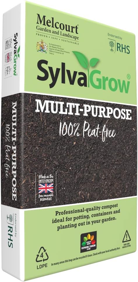 Melcourt Sylvagrow Multipurpose Peat Free Compost Soil Growing Medium 40lt