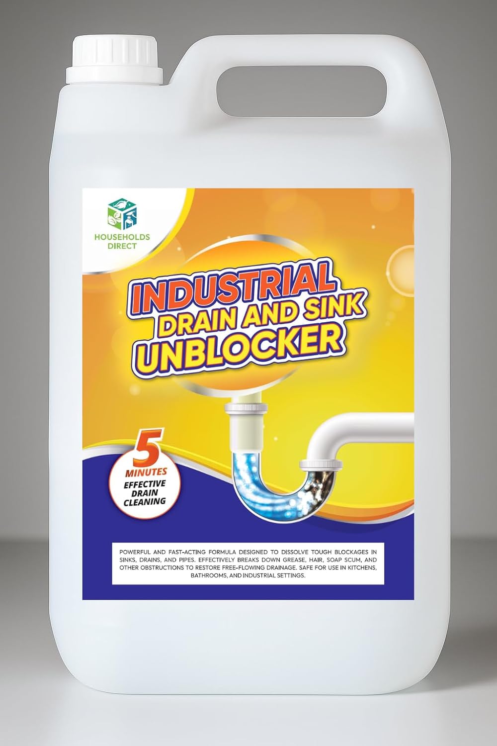 HouseHolds Direct Drain Cleaner 5l x 160 (Full Pallet) For resell Purpose