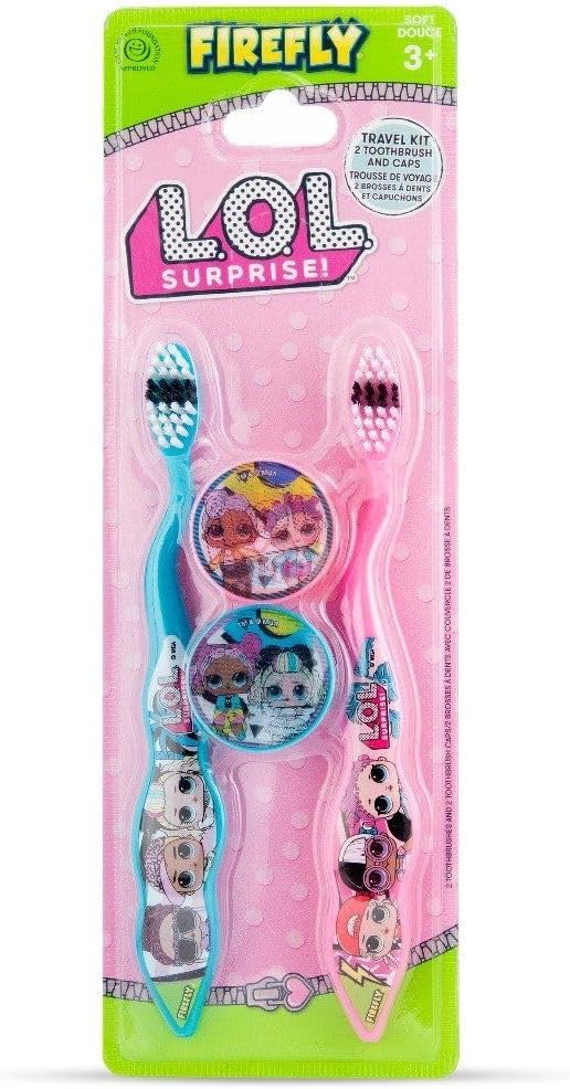 Lol Surprise! Girls Toothbrush Oral Care Travel Kit
