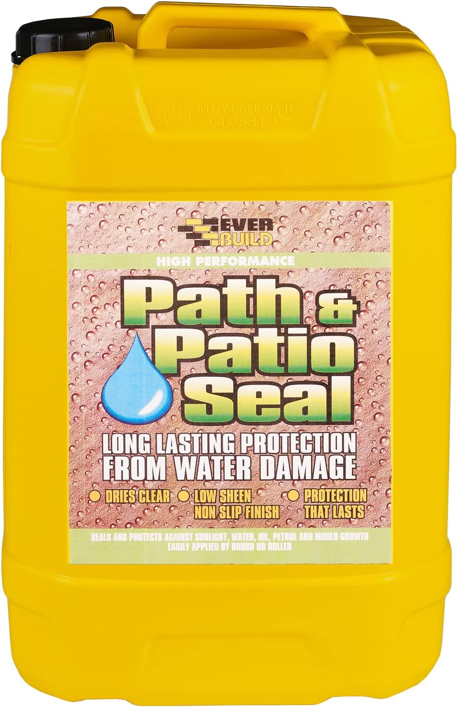 Everbuild 405 High-Performance Path and Patio Seal – Solvent-free – Clear – 25 Litre