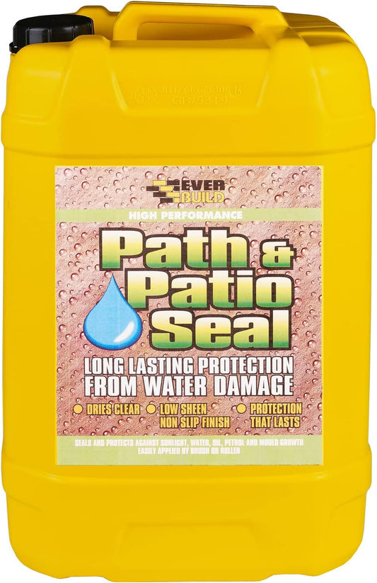 Everbuild 405 High-Performance Path and Patio Seal – Solvent-free – Clear – 25 Litre