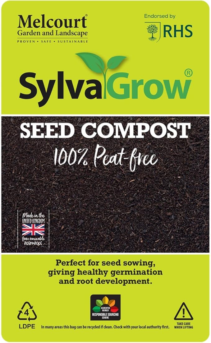 Melcourt RHS Endorsed Sylvagrow Peat Free Seed Compost 40lt Bag