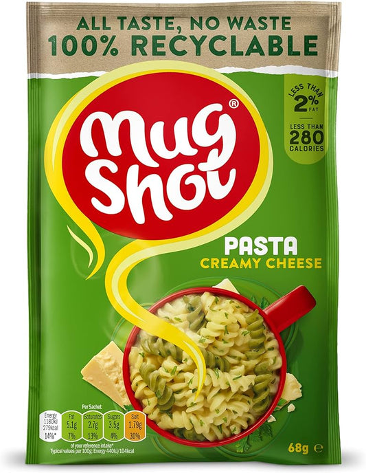Mug Shot Creamy Cheese Pasta, 68g (Pack of 10)